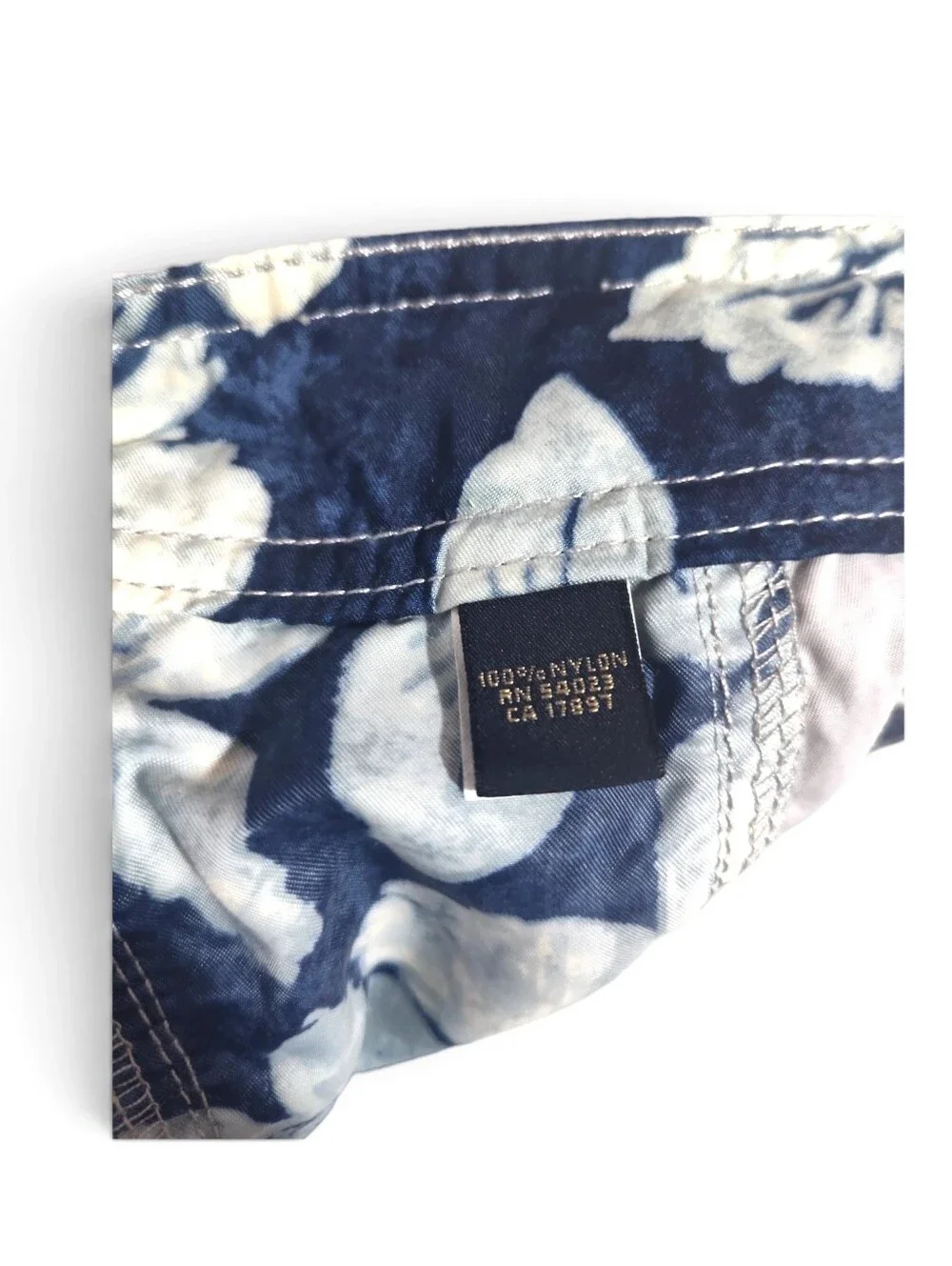Vintage Banana Republic Board Shorts Mens 34 - Grey/Blue - Swim Trunks Summer